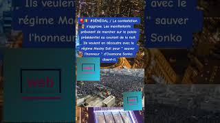 le peuple sénégalais réclame sonko