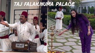 Qawwali session in Taj Falaknuma Palace Hyderabad