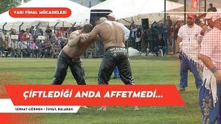 ÇİFTLEDİĞİ ANDA AFFETMEDİ... #İsmailBalaban - #SerhatGökmen Mücadelesi #MuratpaşaGüreşleri