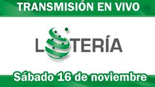 Lotería Nacional en VIVO / sábado 16 de noviembre 2019