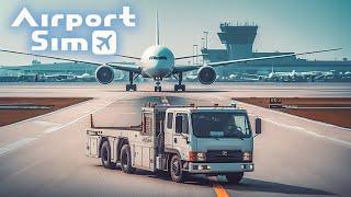 КАК СДВИНУТЬ С МЕСТА САМОЛЕТ? В игре Airport Sim 2023