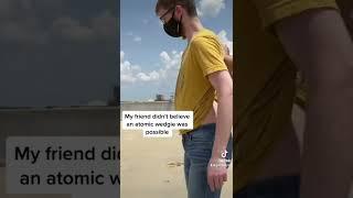 Gave my friend an ATOMIC WEDGIE!  #tiktok #tiktokvideo #wedgie