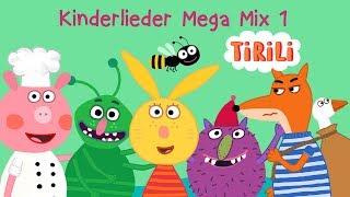 Kinderlieder Mega Mix 1 'Auf der Mauer' und 9 weitere Lieder | TiRiLi Kinderlieder | über 20 Minuten