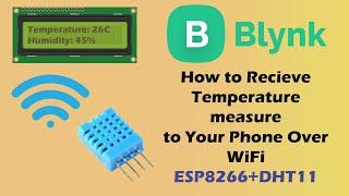 Blynk ESP8266 + DHT11 Temperature sensor(EASY STEPS)