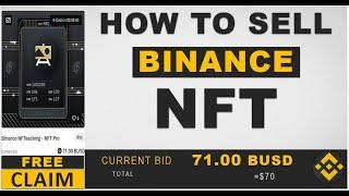 71$ Benefit l How To Sell NFT On Binance | Binance NFT Sell NFT Binance