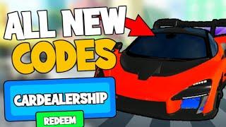 ALL CAR DEALERSHIP TYCOON CODES! (June 2021) | ROBLOX Codes *SECRET/WORKING*