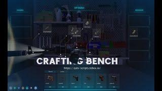 [ZaT-SCRIPTS][QBCore/ESX] FIVEM CRAFTING Bench + WEAPON Attachments