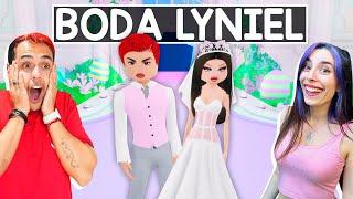 BODA LYNIEL EN DRESS TO IMPRESS! LYNA Y CHOCOBLOX ROBLOX