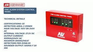 1 Zone Fire Alarm Control Panel  fire alarm system control