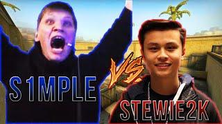 s1mple VS. stewie2K 1V1 BO3 AMAZING AIM BATTLE CS:GO (2016.01.19)