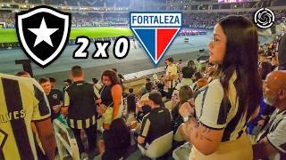 BOTAFOGO FANS: UNMATCHED! Celebration in BOTAFOGO 2 X 0 FORTALEZA  BRAZILIAN LEAGUE  2024 【 4K 】