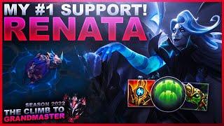 RENATA IS MY #1 SUPPORT! - Climb to Grandmaster  League of Legends