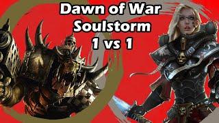 Dawn of War Soulstorm: 1 vs 1 Sisters of Battle (Heather) vs Orks (Pain)