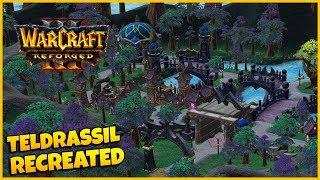 Teldrassil & Darnassus Recreated In WC3 Reforged! | Warcraft 3 Reforged