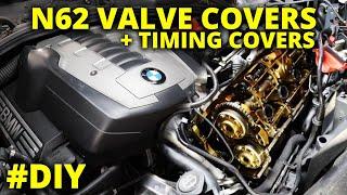 How To: Replace 550i/545i Valve Cover Gasket + TIMING COVERS (N62 DIY)