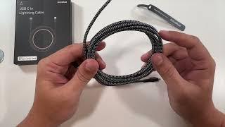 Maxonar USB C To Lightning Cable Unboxing