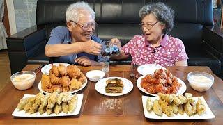 Recipe for Grandpa's Chicken for Grandma (Fried Chicken, Seasoned Chicken, Chili Pepper Fries)