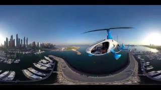 Skyhub Dubai, Gyrocopter - 360 video