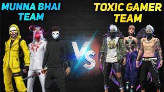 Toxic Gamer Team VS Munna Bhai Team - Free Fire Telugu - MBG ARMY