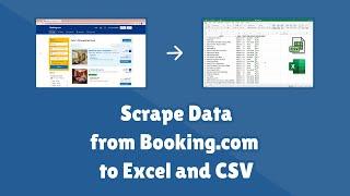 Scrape Data from Booking.com using Python - HTML to Excel & CSV