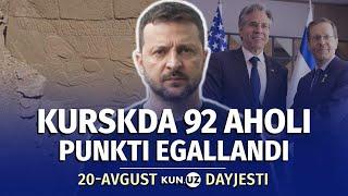 G‘azodagi otashkesim muhokamasi va so‘nggi "qizil chiziq"ni bosib o‘tgan Ukraina —20-avgust dayjesti