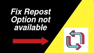 How to fix repost option not showing on Tiktok (Quick & Easy)