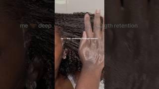 are you deep conditioning for natural hair length retention?