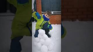 Oliver R Having Fun In The Snow