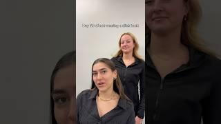 Day 50 no slick back bun!! // YouTube- Lucy_seitz #hairstyle #beautyschool #hairsalon #hairinspo