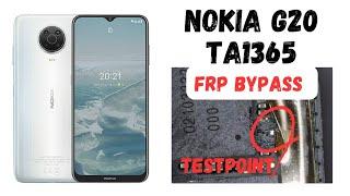 Nokia G20 Ta 1365 testpoint frp bypass and factory reset