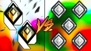 Valorant: 2 Radiant VS 5 Silver Players - Who Wins? [INSANE GAME!]