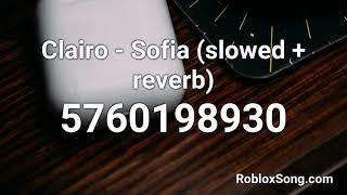 Clairo - Sofia (slowed + reverb) Roblox ID - Roblox Music Code