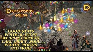 Drakensang Online - Good Stats Festival Event Weapon Farming, Cake Craft, Soul Pinata and More, Dso