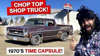 1974 Chevrolet C10 Shortbed! Custom Chopped Top Shop Truck Transformation!