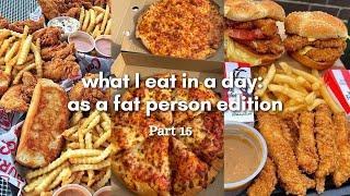  what I eat in a day as a FAT person part 15 || cringe fat acceptance tiktoks compilation 