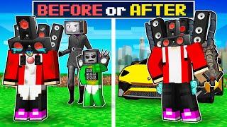 BEFORE or AFTER JJ and MIKEY - FAMILY SAD STORY  in Minecraft - Maizen