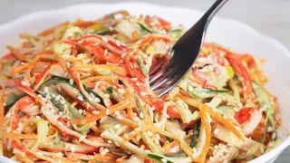 Japanese Crab Sticks Kani Salad, So Tasty! Recipe by Always Yummy!