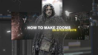 HOW TO MAKE: Best Zooms On After effects