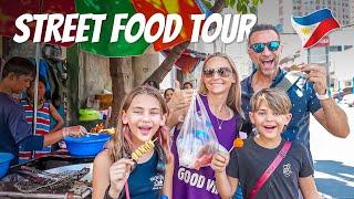 Americans Try Filipino Street Food In Makati, Philippines