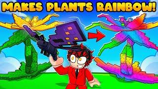 I Got NEW OP Butterfly Pet which Turns Plants RAINBOW in Grow a Garden.. (This is Broken!)