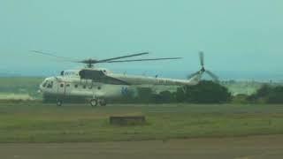 Take-off of an Mi-8 (UR-KGS ) at Kamuzu