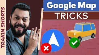 गूगल मैप्स के बारे में ये कोई नहीं बताएगा | Hidden Google Maps Tricks  #TrakinShorts #Shorts