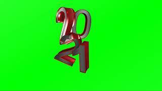 chromakey 2021 figure.Футаж 2021.Новый год 2021 Выпускной.Красивая цифра.Год Быка.Year of the bull.