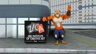 Zee Institute of Creative Art Pune Logo animation