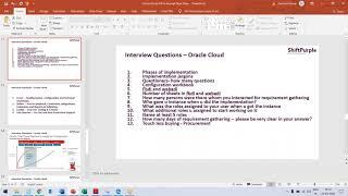 Oracle Fusion Cloud Interview Questions set 1