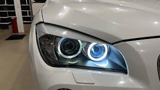 BMW X1 e84 - ремонт фар, замена линз, диодные Expression Drive