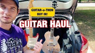 VINTAGE Guitar Haul! 1979 Strat VS Gretsch CHAMPAGNE SPARKLE Jet   60's Spaghetti Ibanez VS RG550
