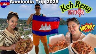 Delicious Seafood Lunch | Fishing And Dinner | Koh Rong Island | (4K) 