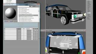 Zmodeler Установка текстур на машину.