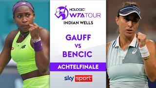 Gauff  - Bencic  - Achtelfinale | Paribas Open 2025 | Highlights - Sky Sport Tennis